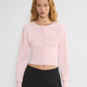Aritzia Pink Long Sleeve Top